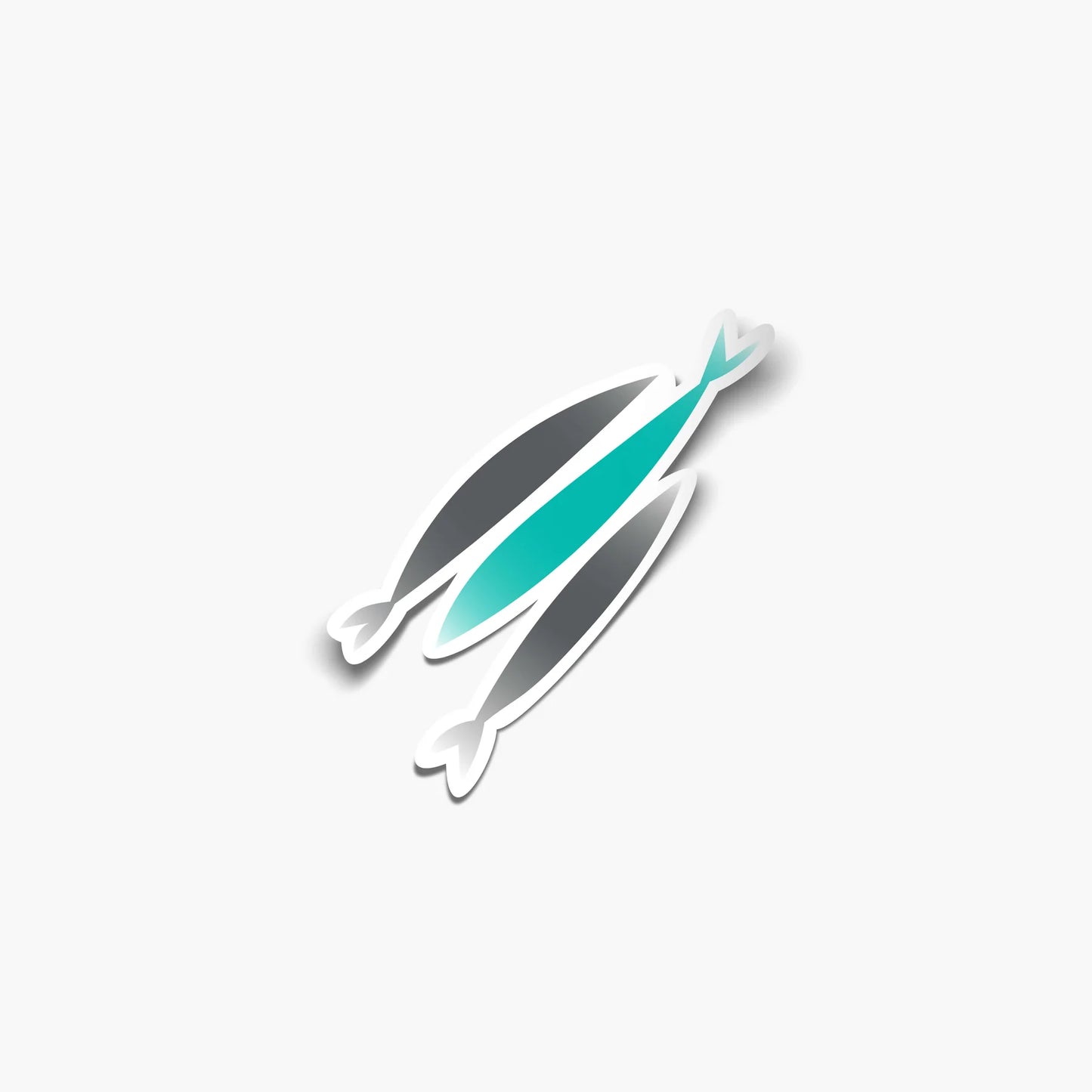 Three Fish Sticker