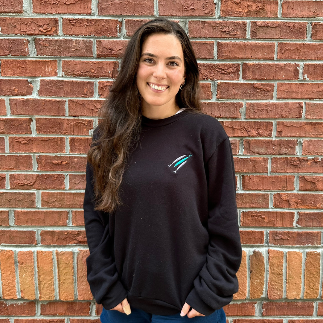 Three Fish Crewneck Sweatshirt - Black