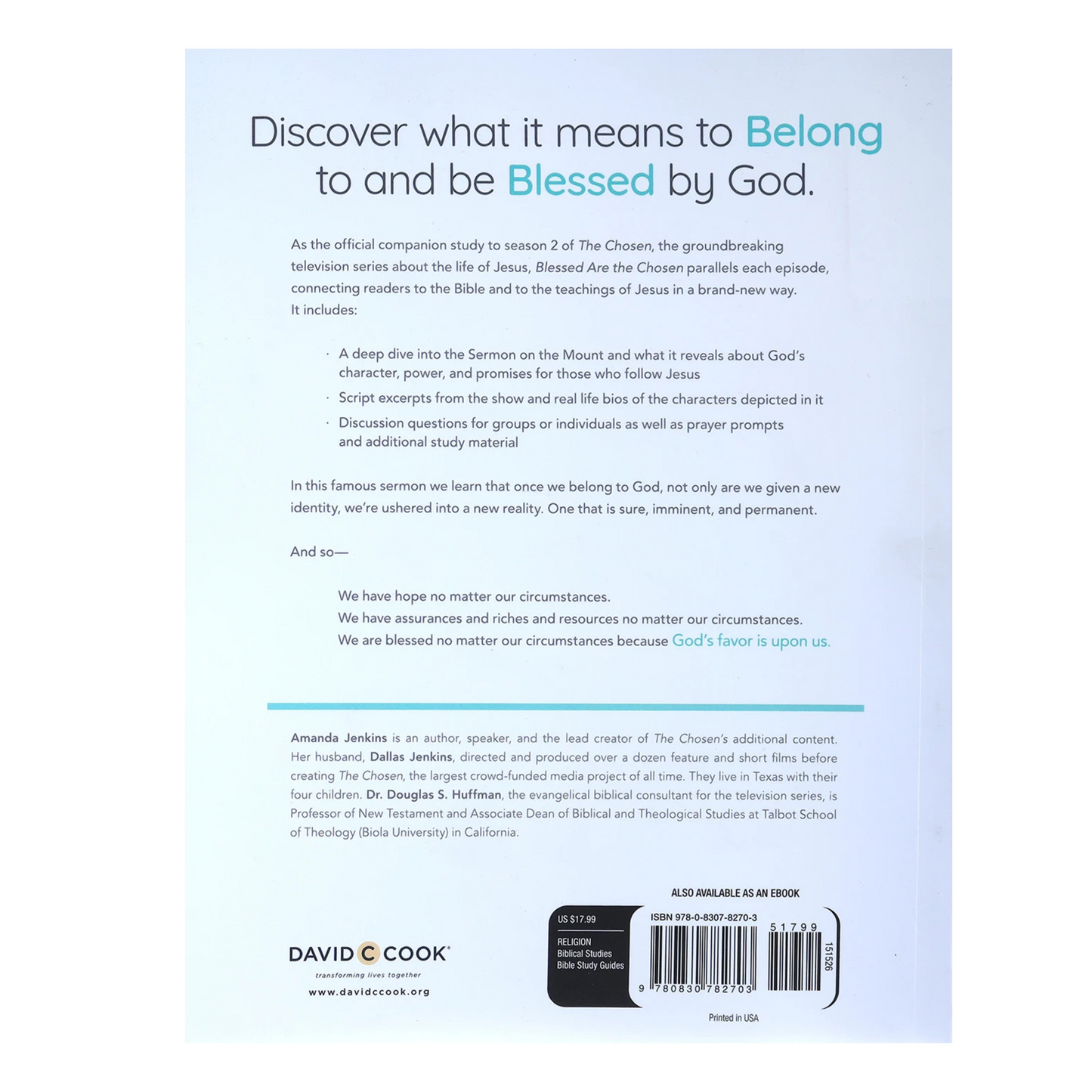 Blessed Are the Chosen : An Interactive Bible Study (Season 2)