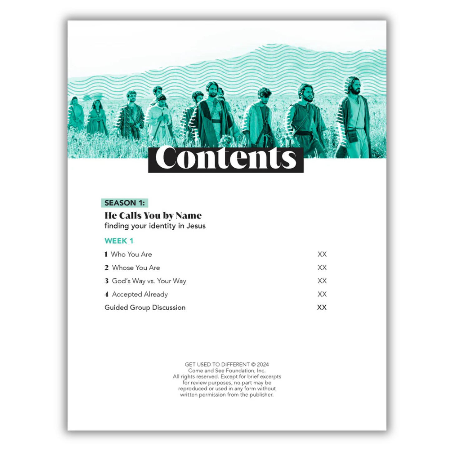 Get Used to Different: A Student Guide to the Chosen (9-Week Devotional Bible Study)