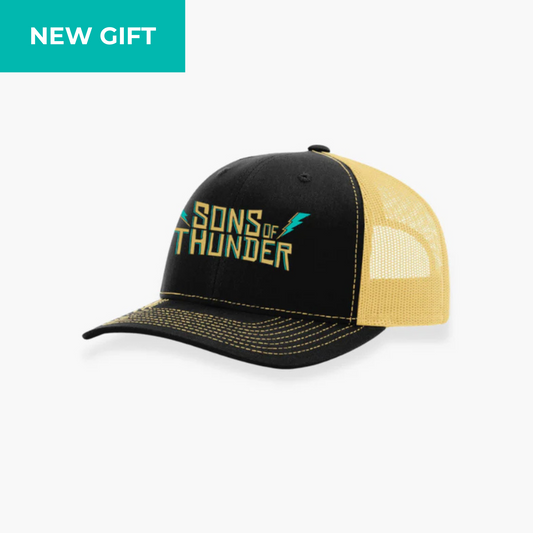 Sons of Thunder Black Trucker Hat
