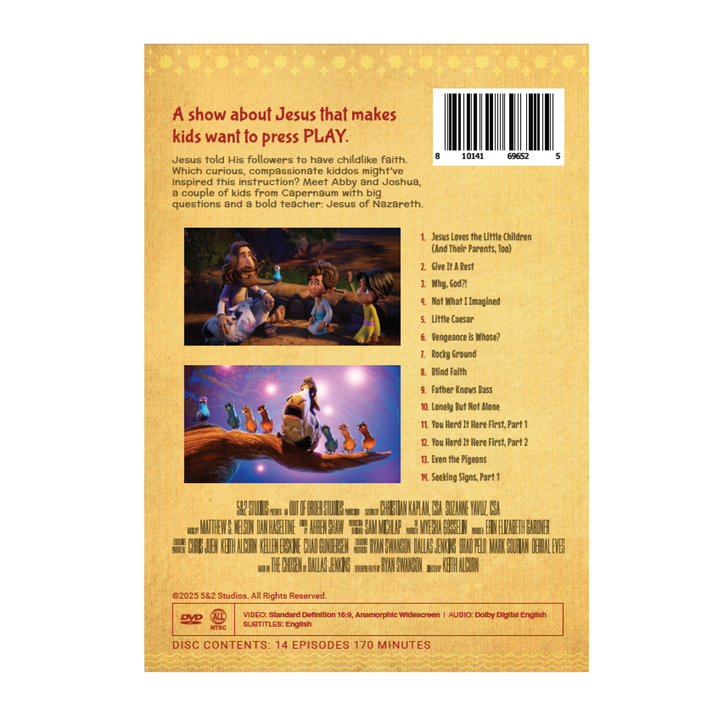 The Chosen Adventures DVD