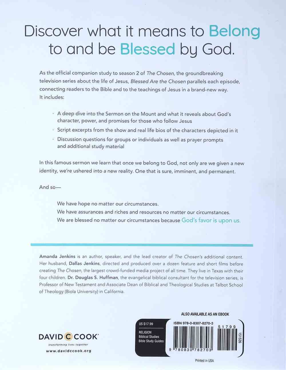 Blessed Are the Chosen : An Interactive Bible Study (Season 2) Paperback