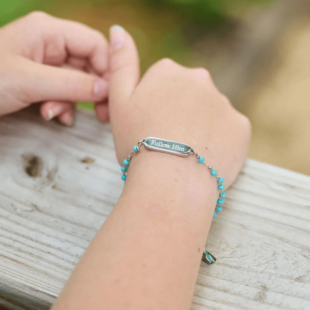 Follow Him Bracelet Gold Silver