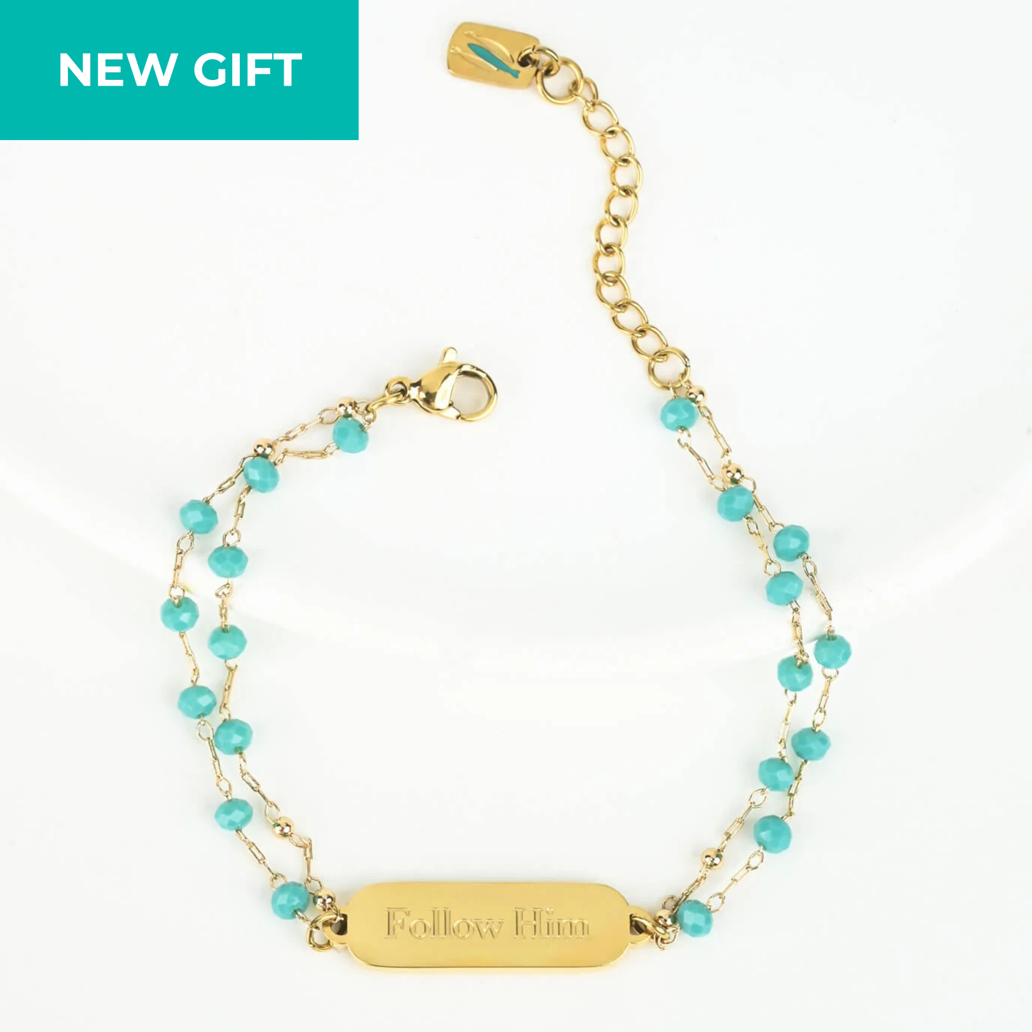 Follow Him Bracelet Gold