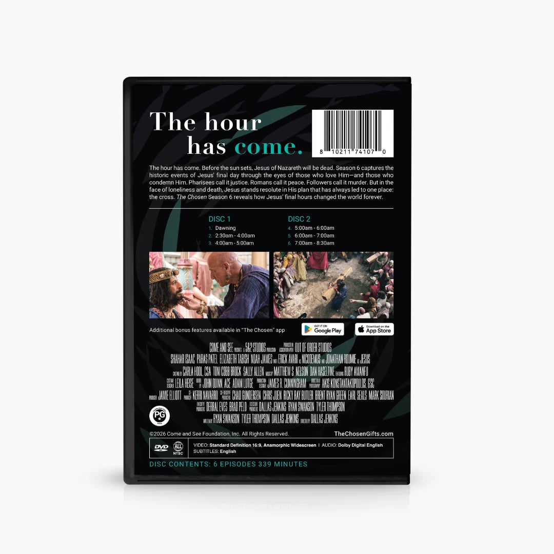 The Chosen Season 6 (Ep1-6) Blu-ray DVD - PRE-ORDER