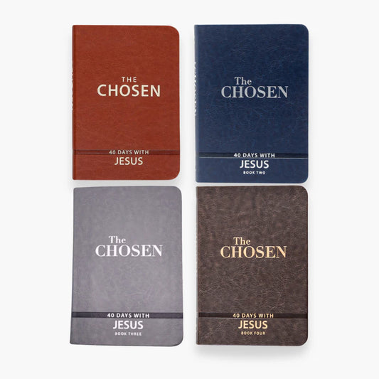 The Chosen : Devotional Books 1-4 - 40 Days With Jesus (Imitation Leather)
