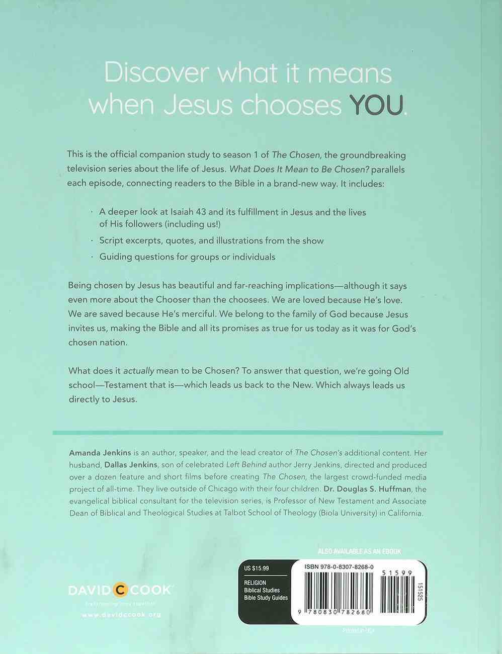 What Does It Mean to Be Chosen? : An Interactive Bible Study (Season 1) Paperback